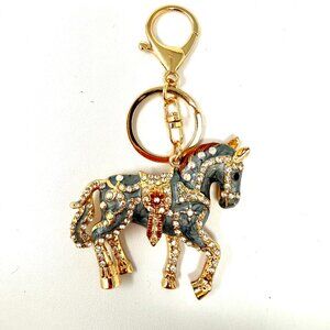 🆕💖NEW REALEASE Grey Carousel Horse Handbag Charm